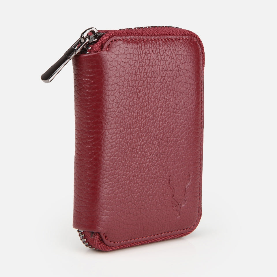 Genuine Leather Burgundy Men's Wallet