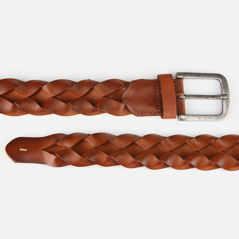 Genuine Leather Tan Men's Belt