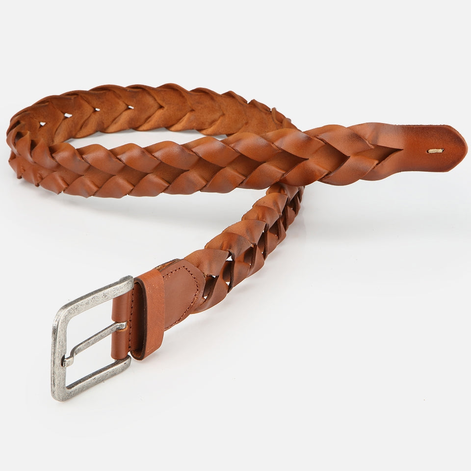 Genuine Leather Tan Men's Belt