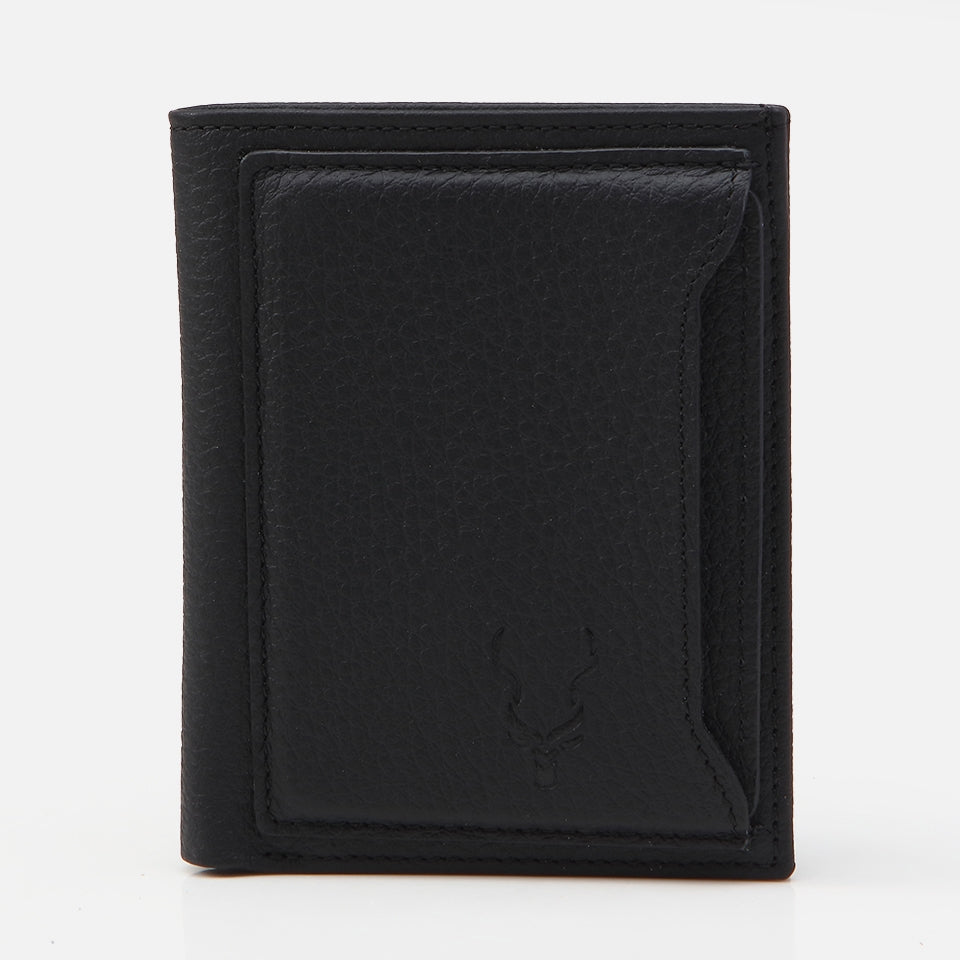 Genuine Leather Black Men's Wallet