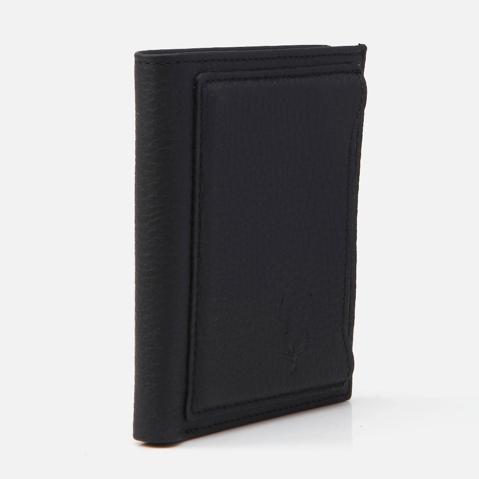 Genuine Leather Black Men's Wallet