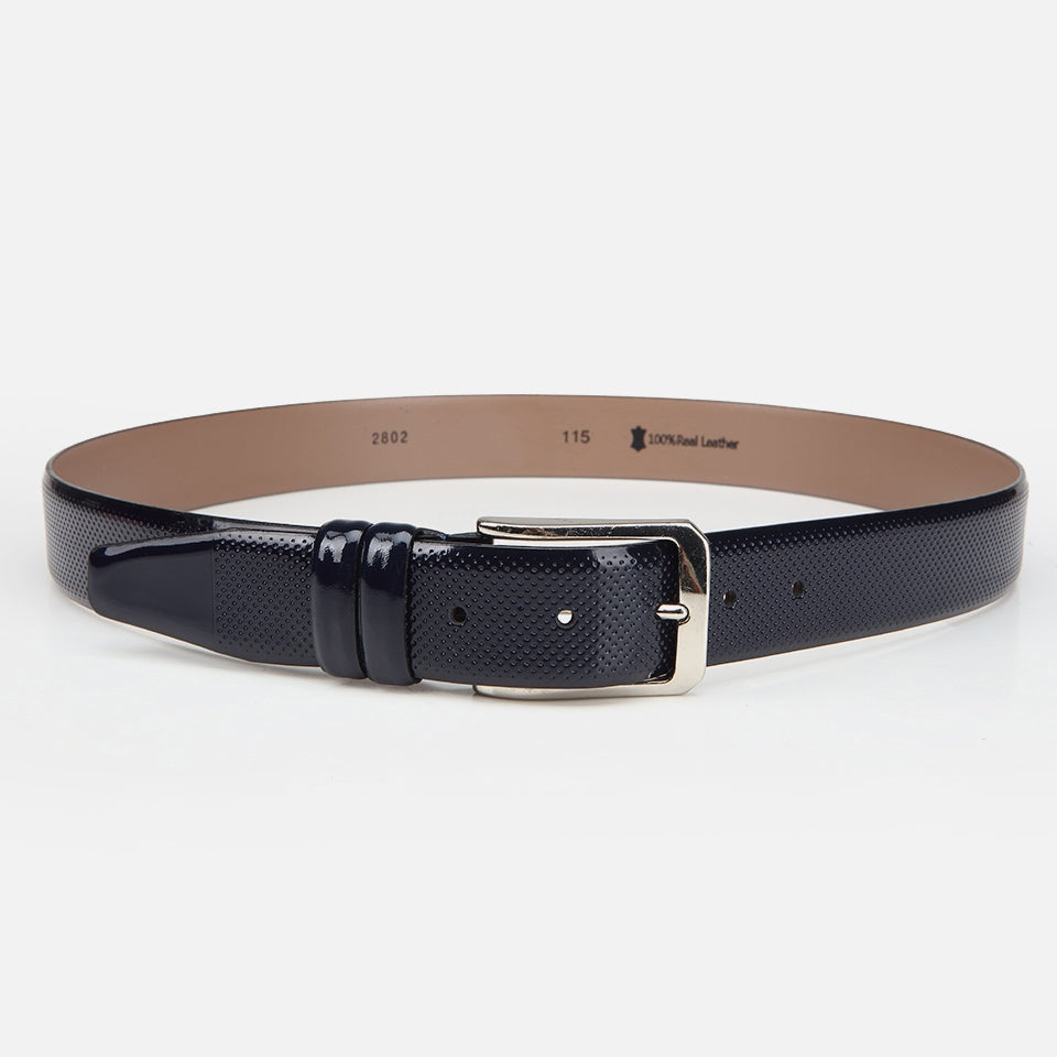Genuine Leather Navy Men's Belt