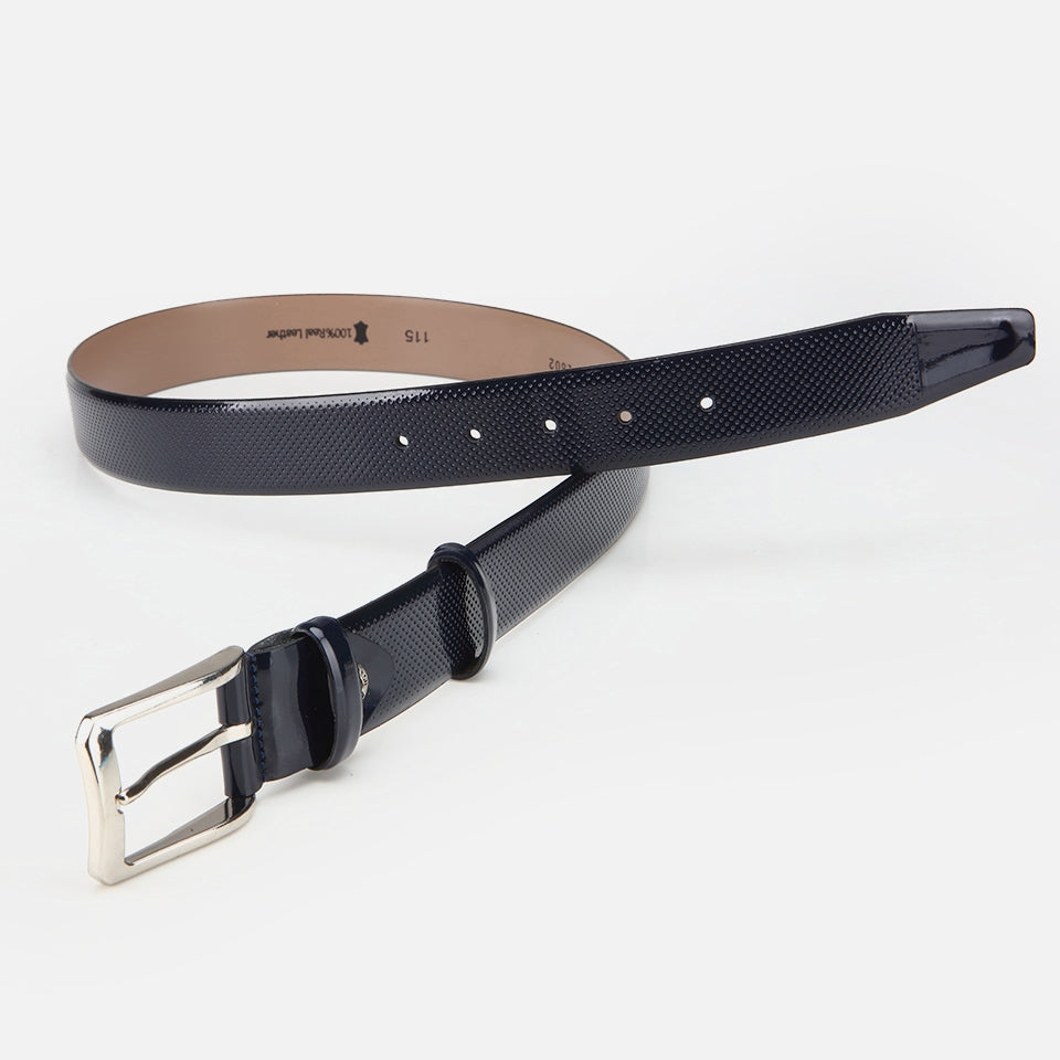 Genuine Leather Navy Men's Belt