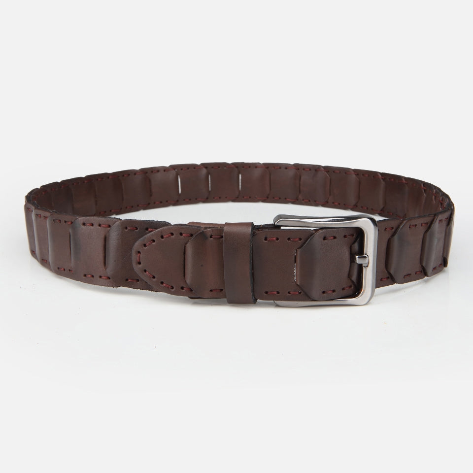Genuine Leather Brown Men's Belt