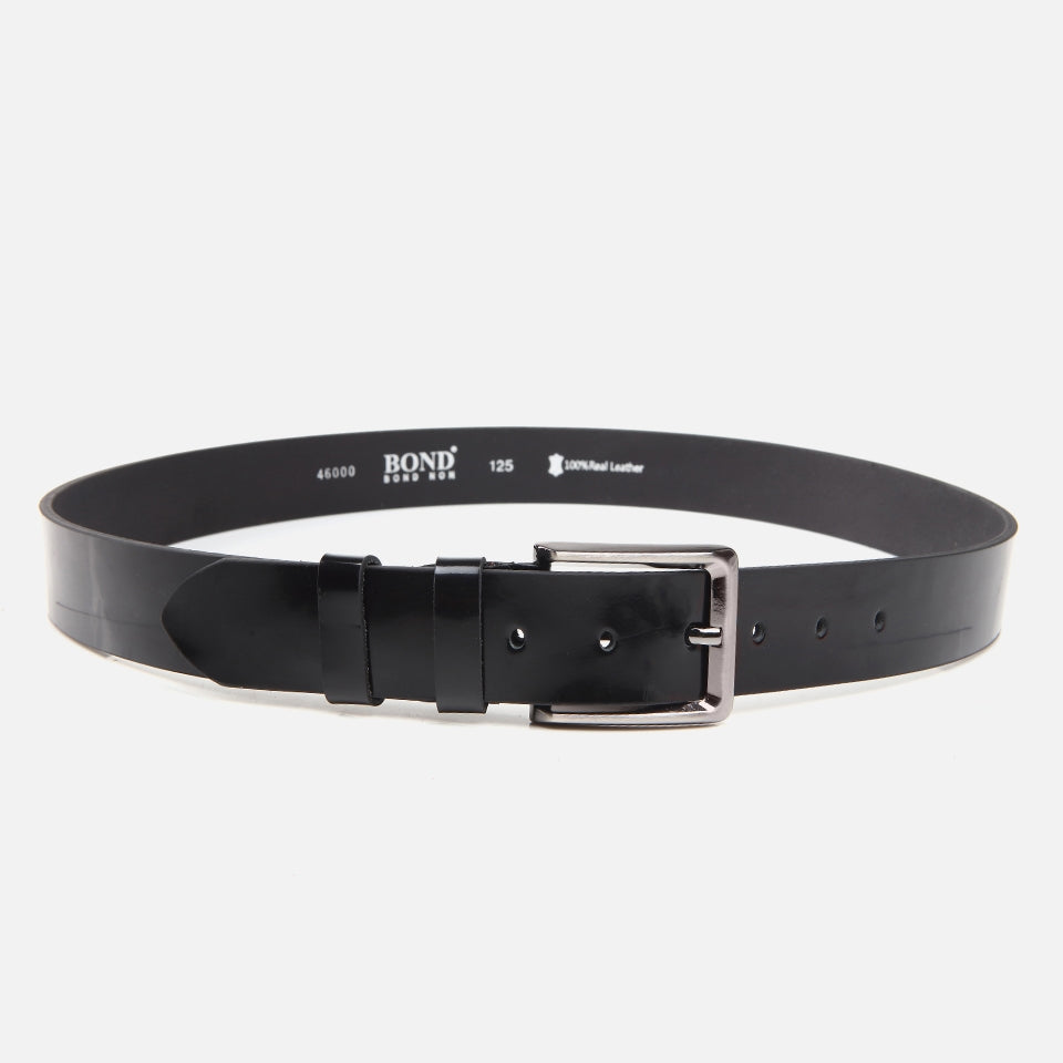 Genuine Leather Black Men's Belt