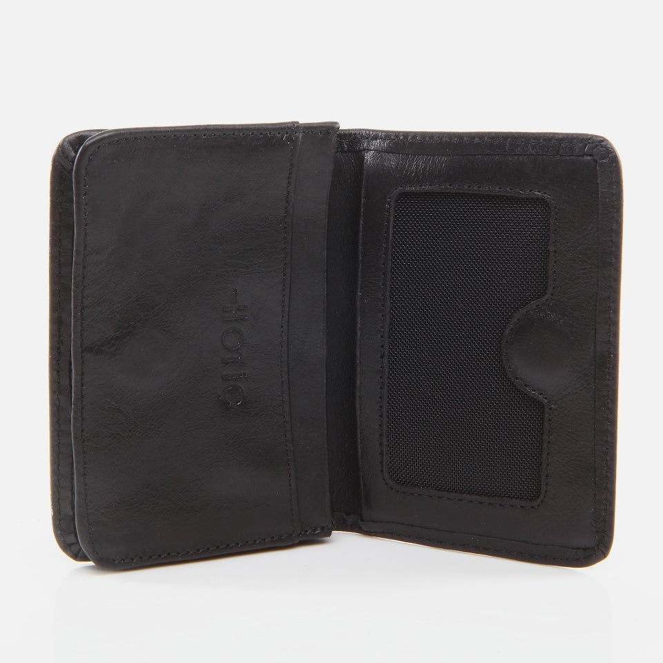 Genuine Leather Black Women's Wallet