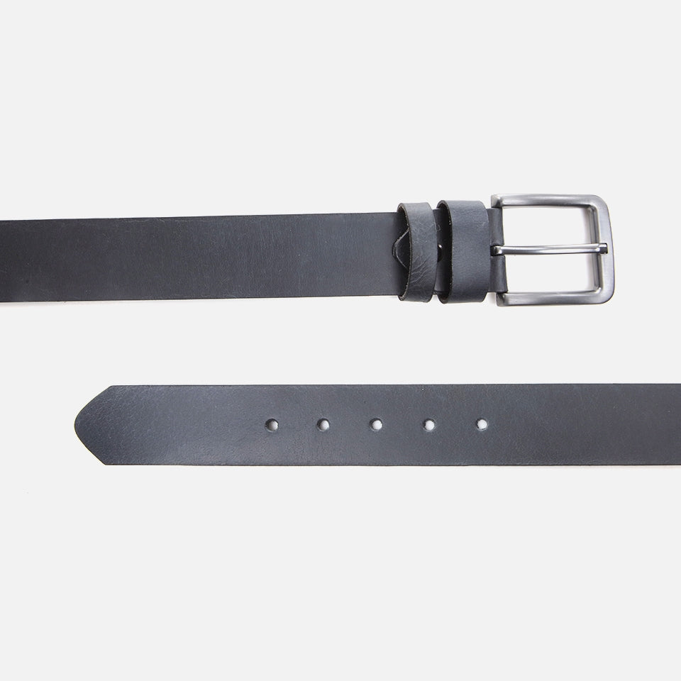 Genuine Leather Navy Blue Men's Belt