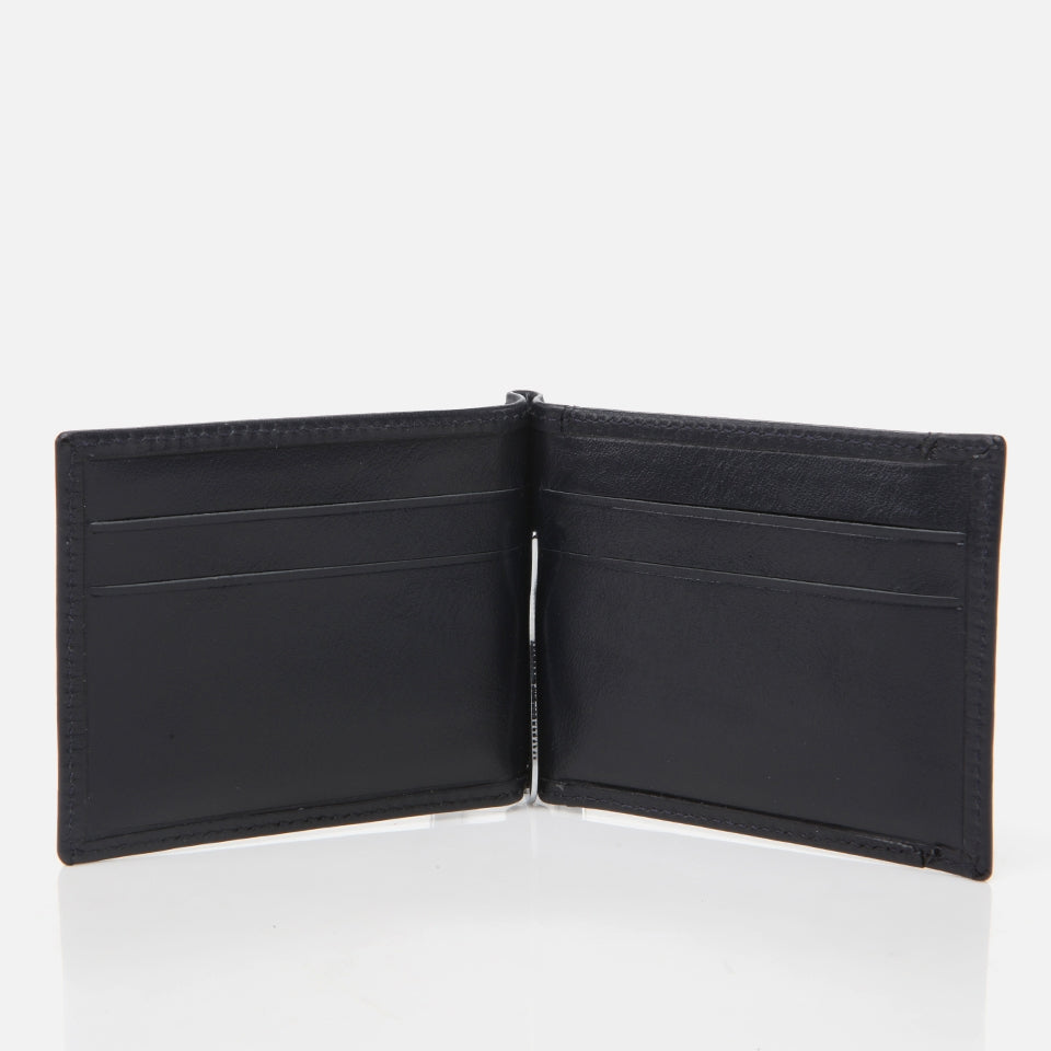 Genuine Leather Navy Blue Men's Wallet