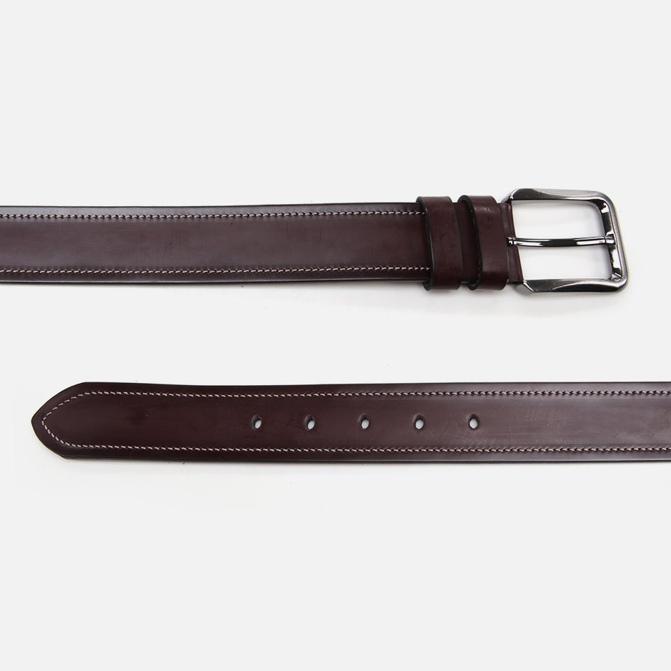 Genuine Leather Burgundy Men's Belt