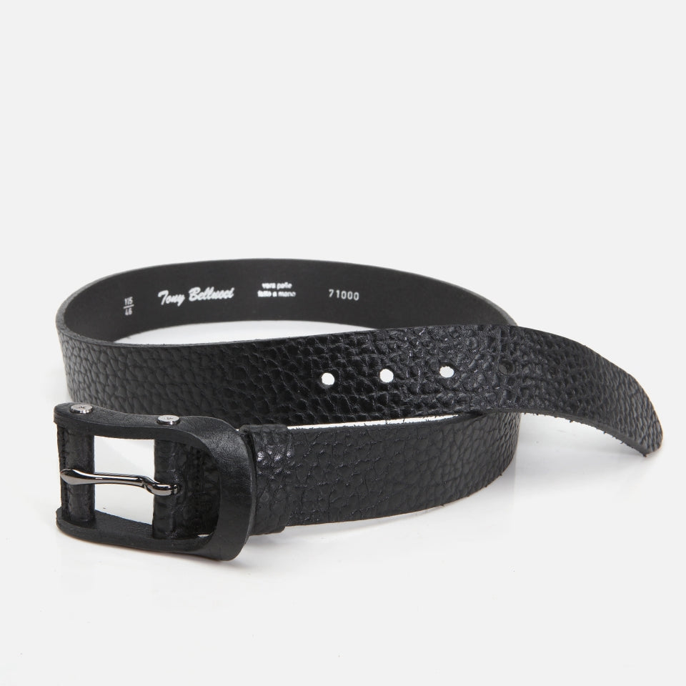 Genuine Leather Black Men's Belt
