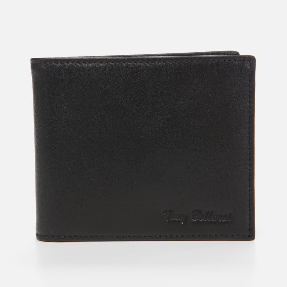 Genuine Leather Black Men's Wallet
