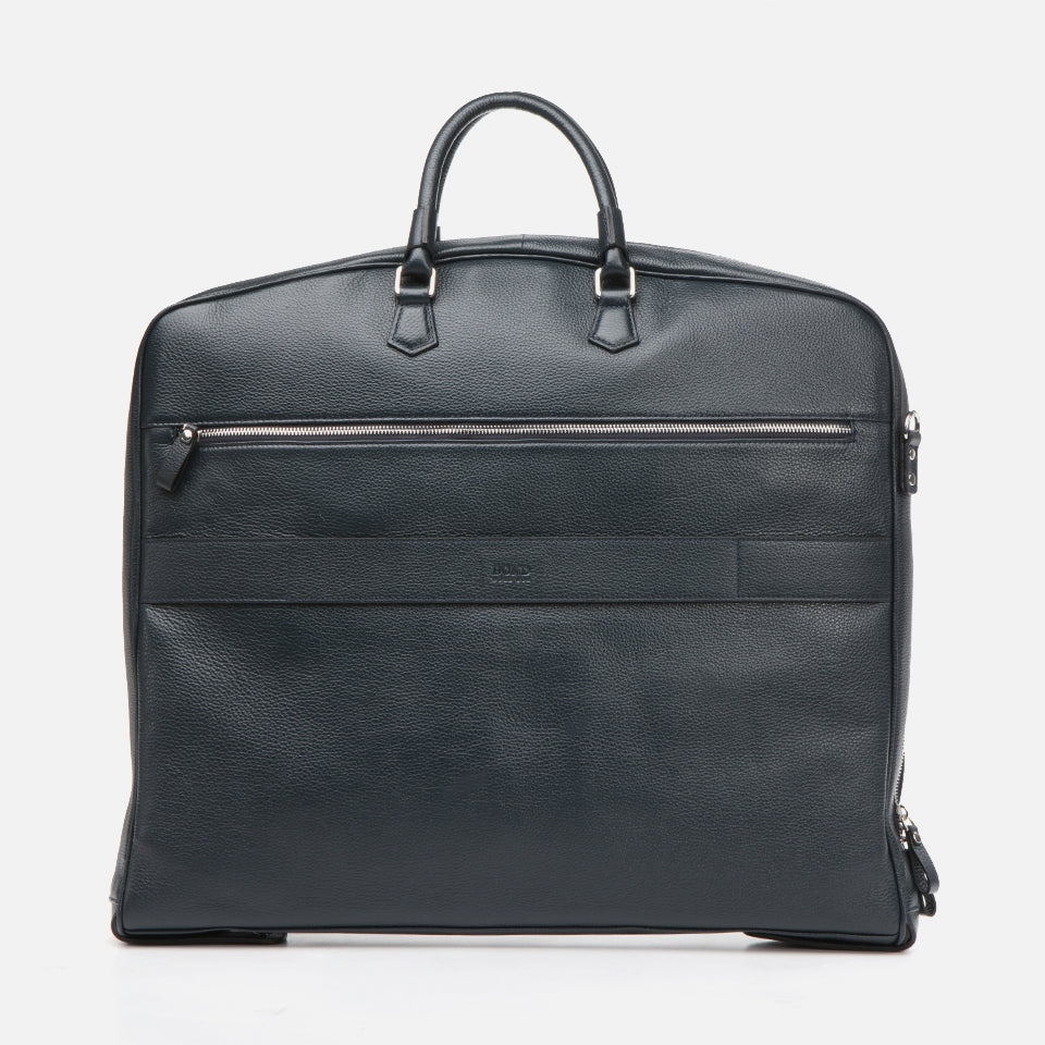 Genuine Leather Navy Blue Men's Bag