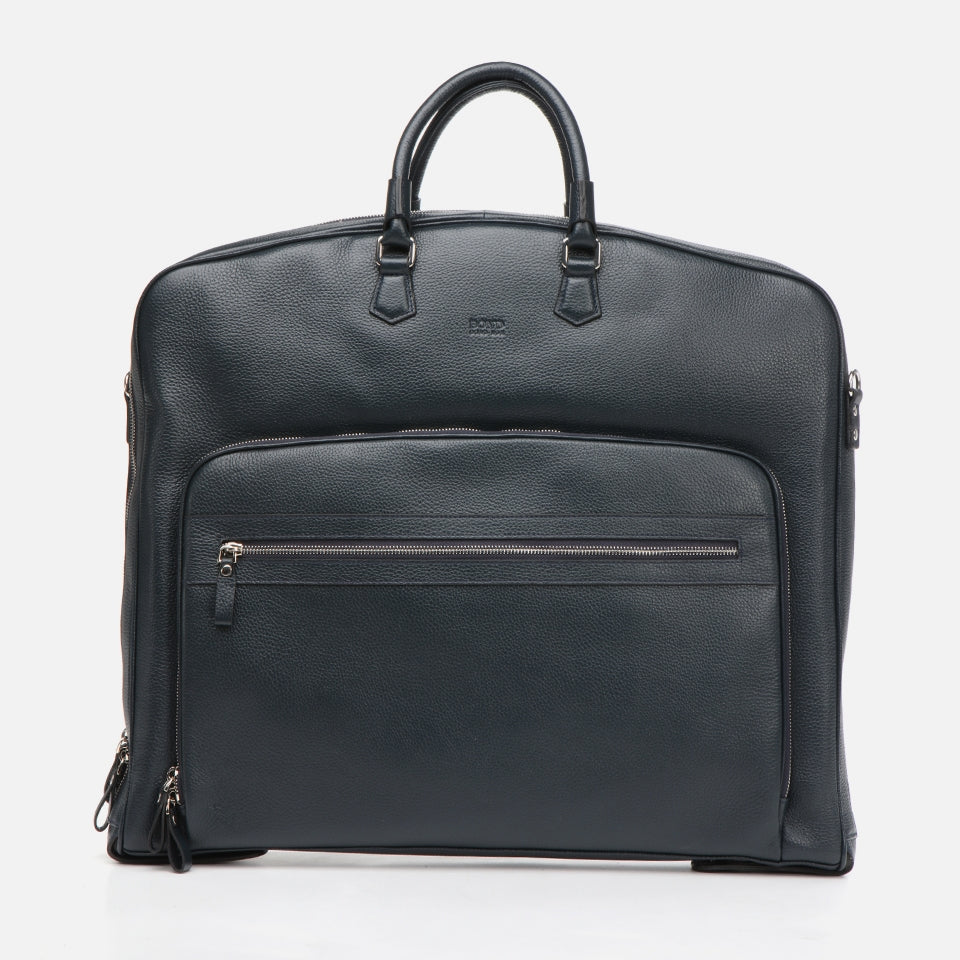 Genuine Leather Navy Blue Men's Bag