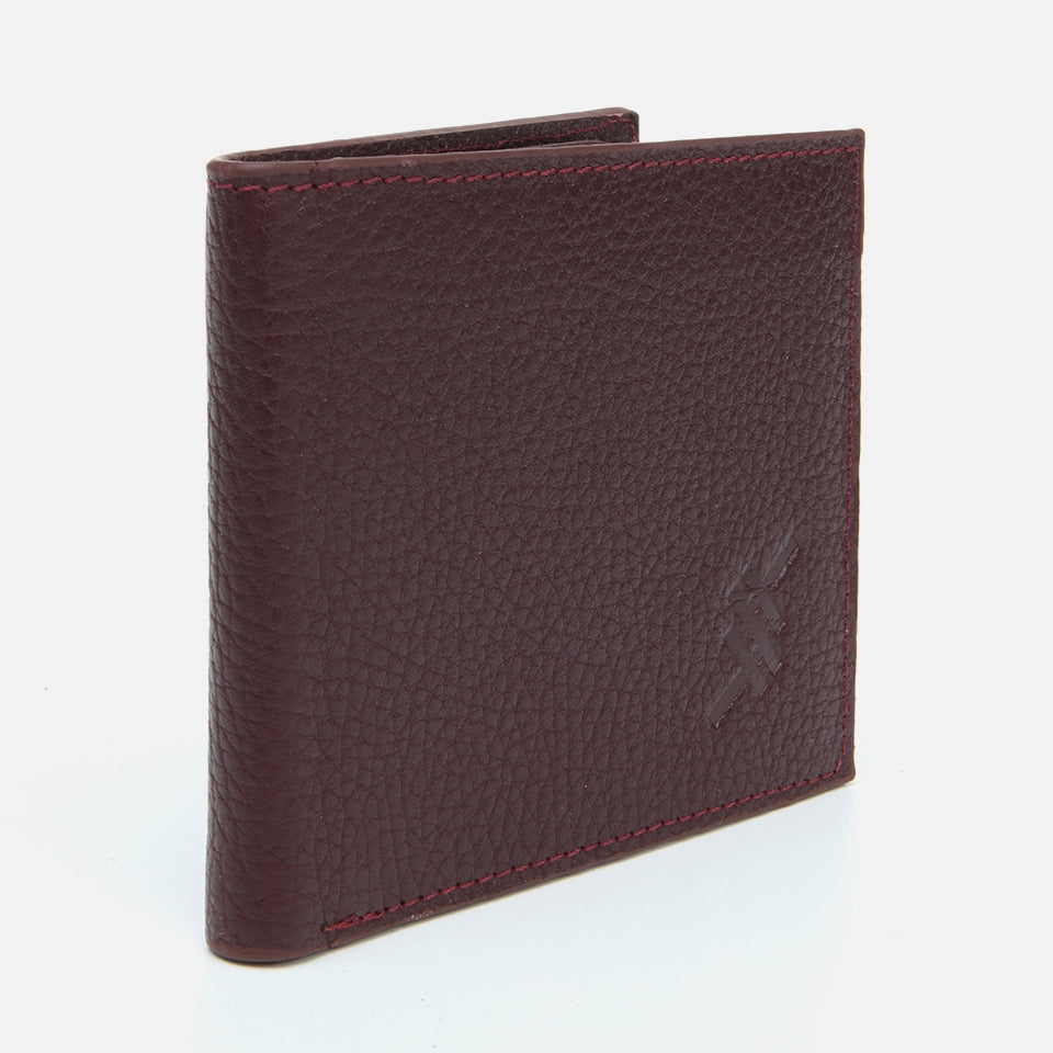 Genuine Leather Maroon Men's Wallet