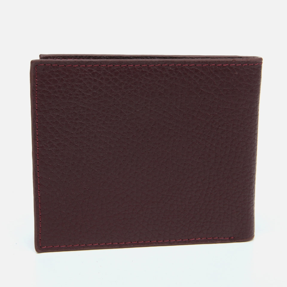 Genuine Leather Maroon Men's Wallet