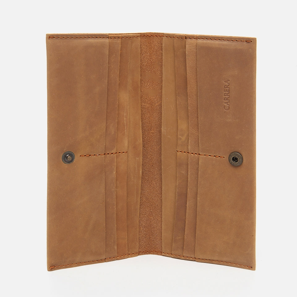 Genuine Leather Camel Men's Wallet