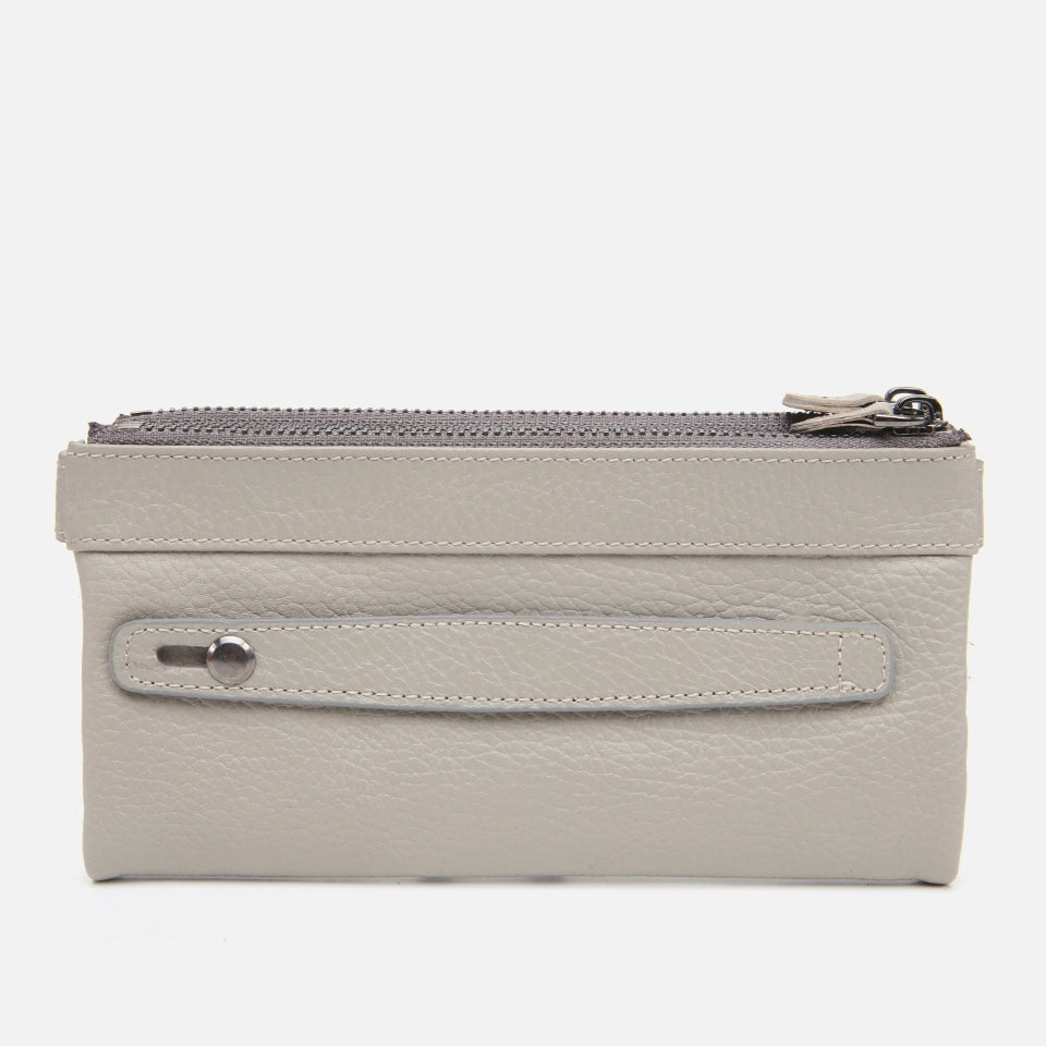 Genuine Leather Grey Men's Wallet