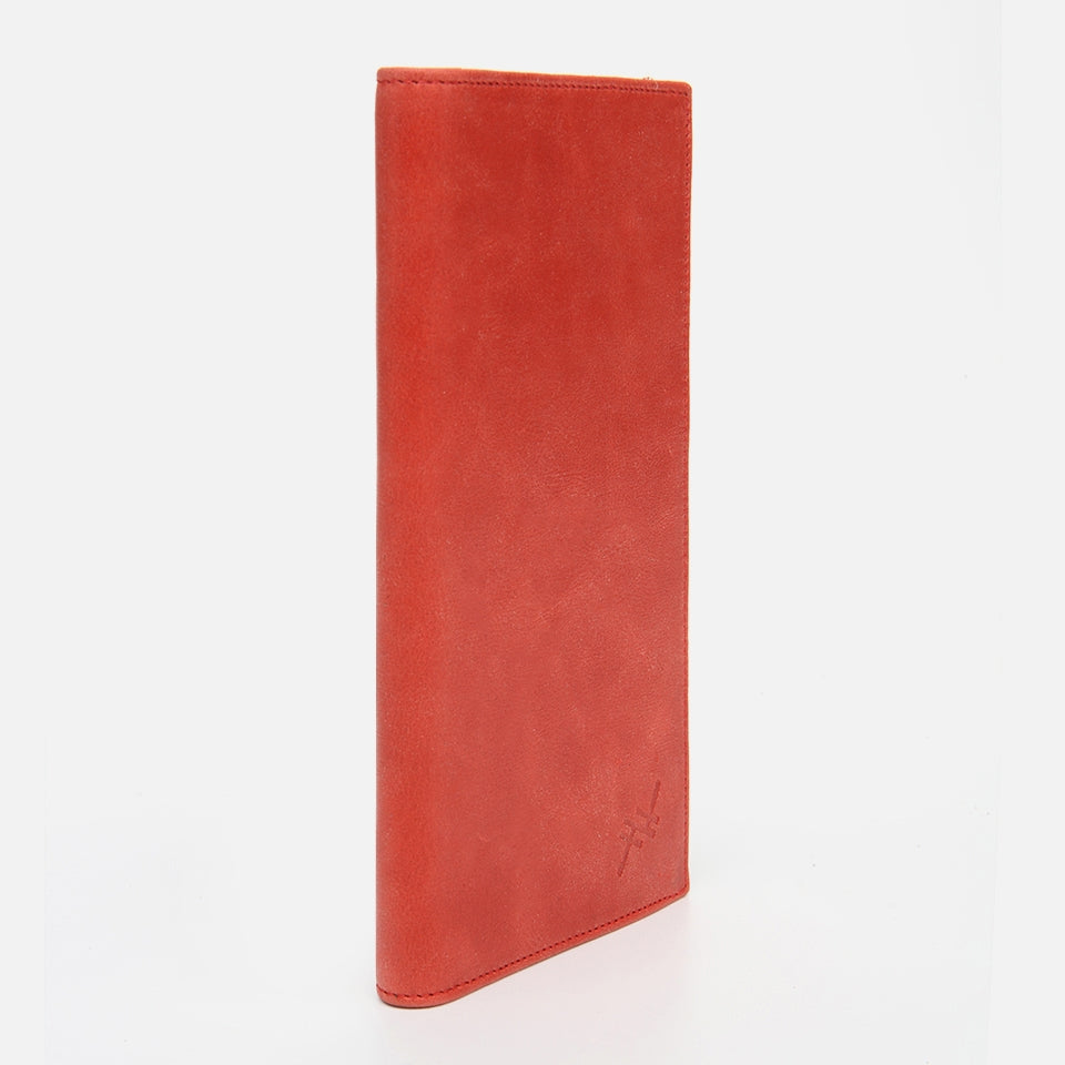 Genuine Leather Red Men's Wallet
