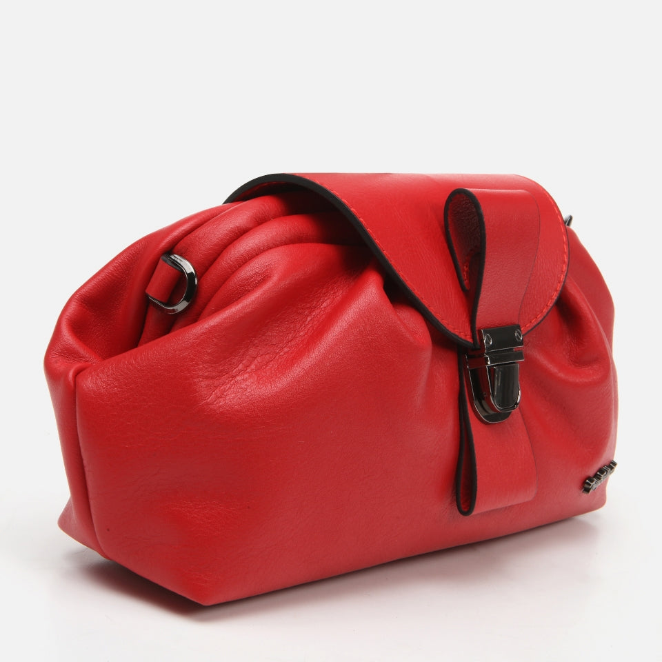 Genuine Leather Red Women's Bag