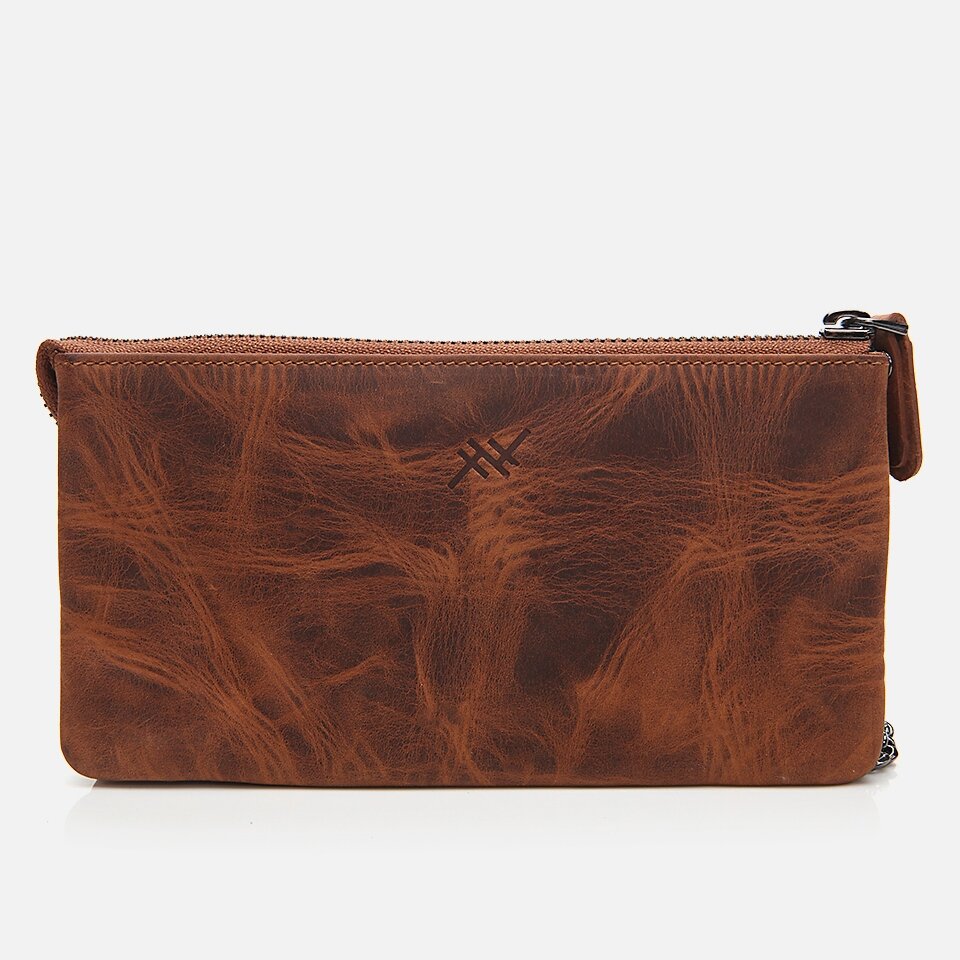 Genuine Leather Brown Women's Portfolio