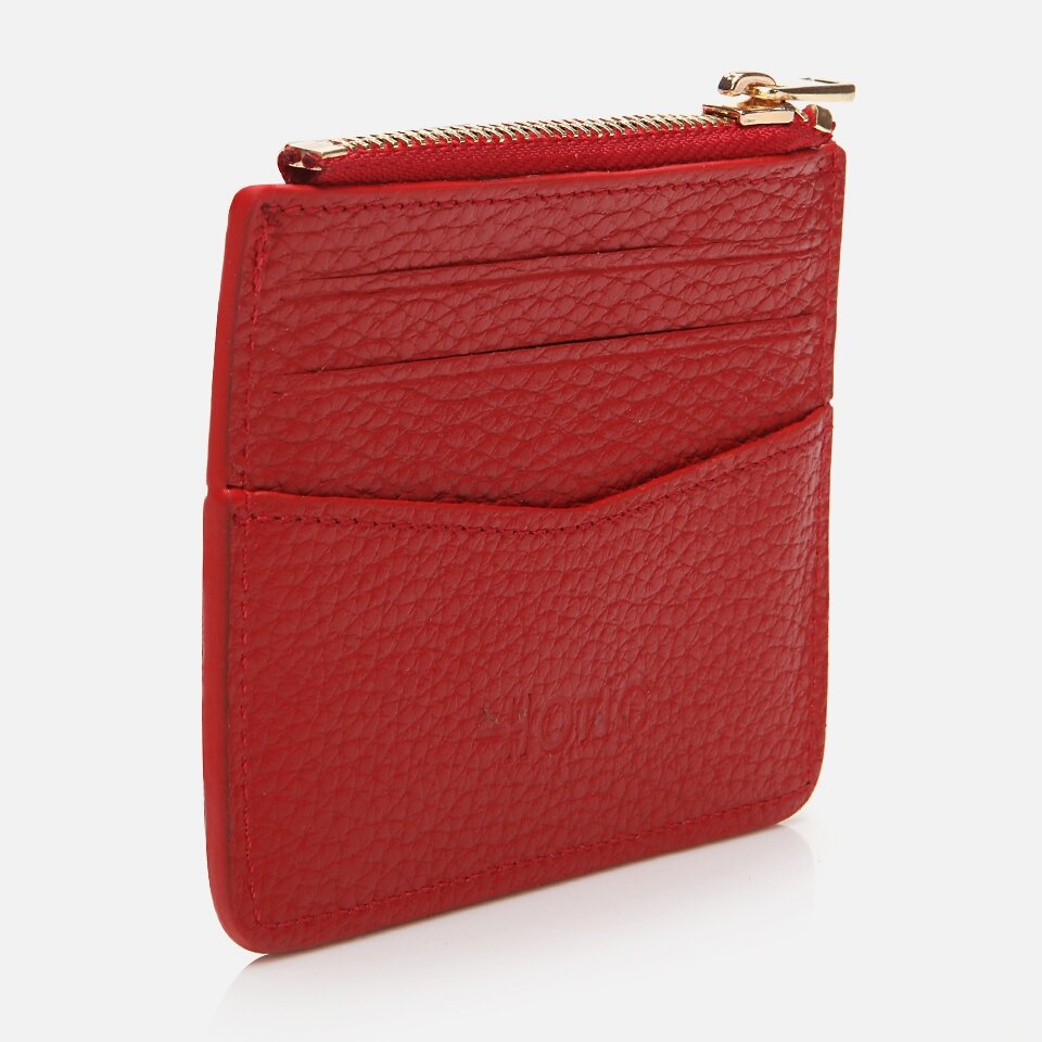 Genuine Leather Red Women's Wallet