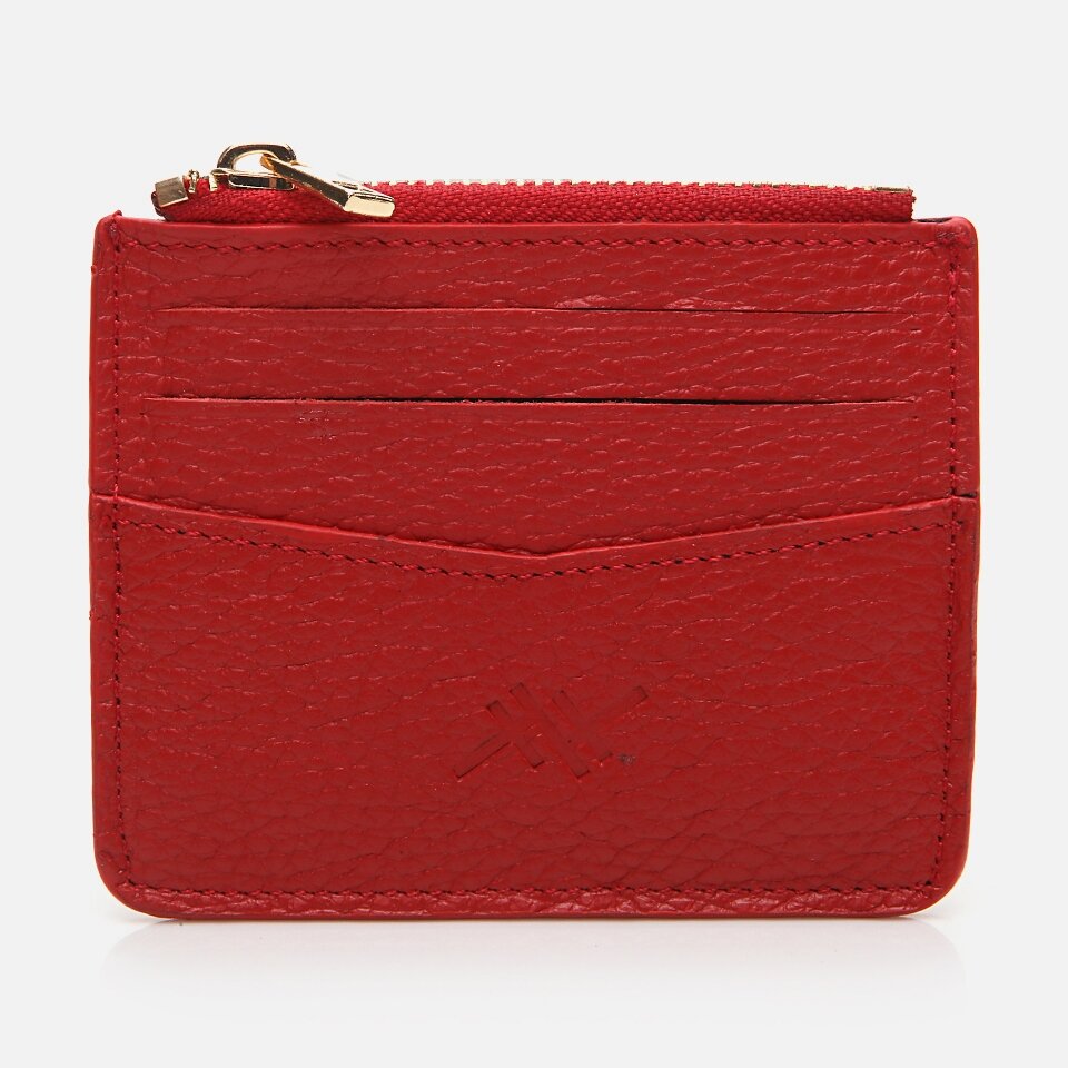 Genuine Leather Red Women's Wallet