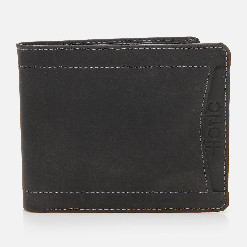 Genuine Leather Anthracite Men's Wallet