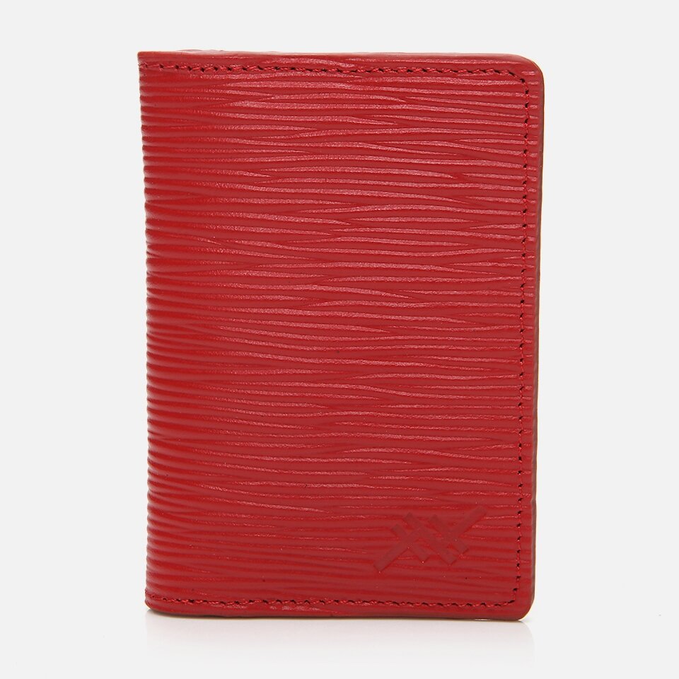 Genuine Leather Red Men's Wallet