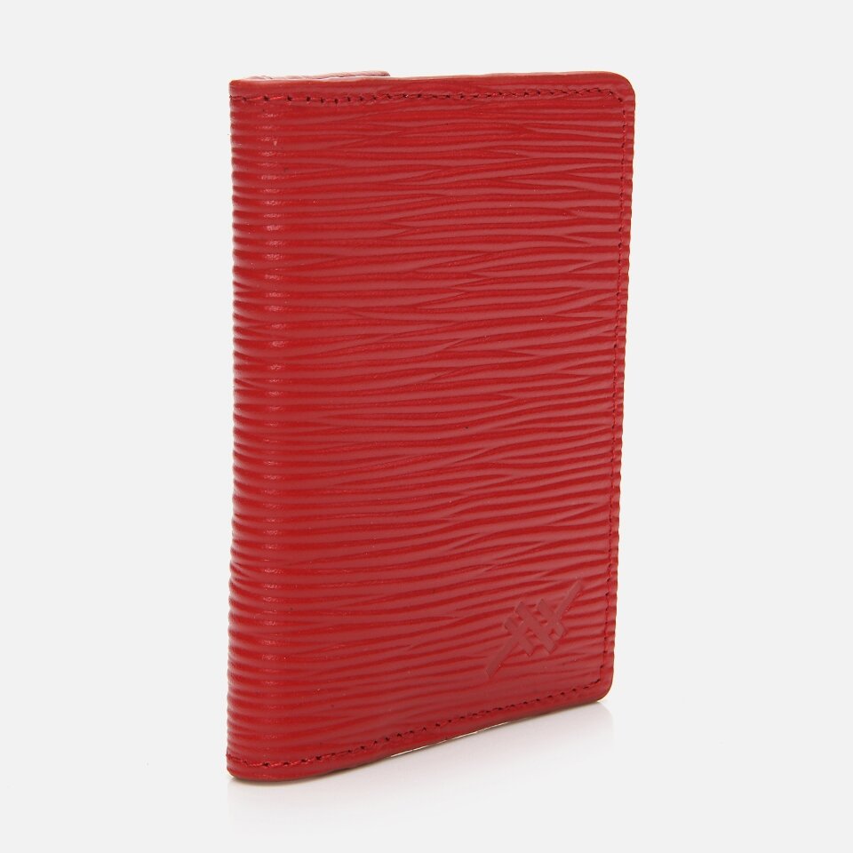 Genuine Leather Red Men's Wallet