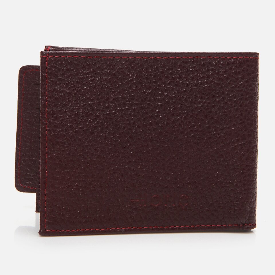 Genuine Leather Burgundy Men's Wallet