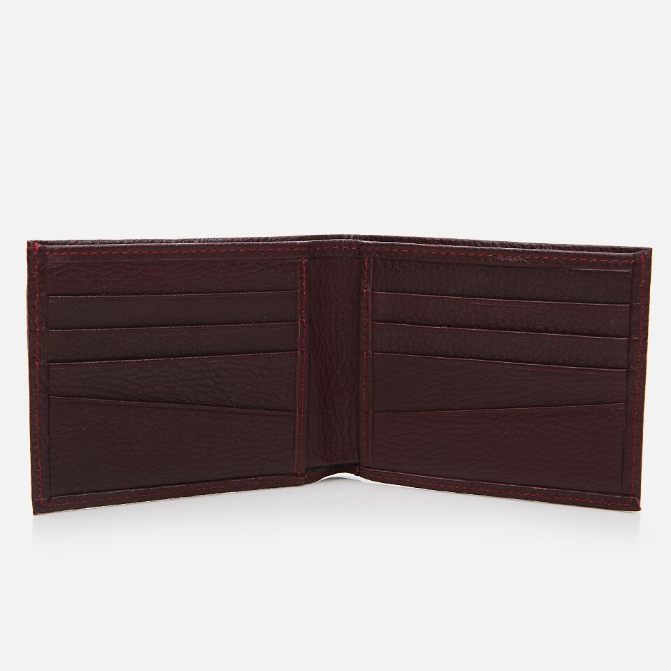 Genuine Leather Burgundy Men's Wallet