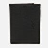 Genuine Leather Navy Blue Men's Wallet