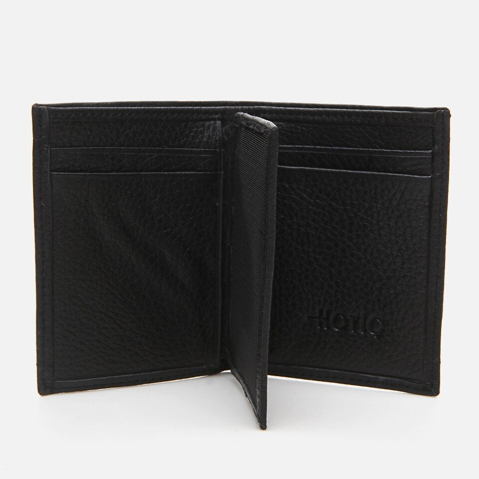 Genuine Leather Black Men's Wallet