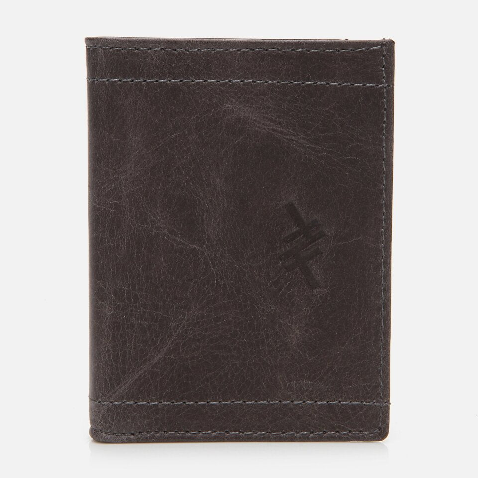 Genuine Leather Grey Men's Wallet
