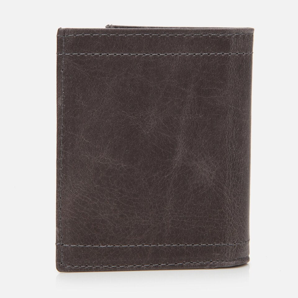 Genuine Leather Grey Men's Wallet