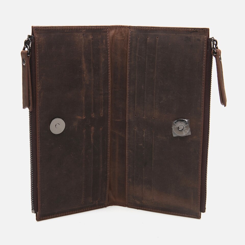 Genuine Leather Brown Men's Wallet