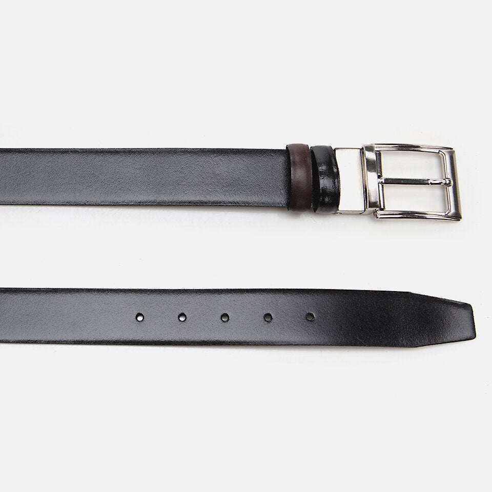 Genuine Leather Black Men's Belt