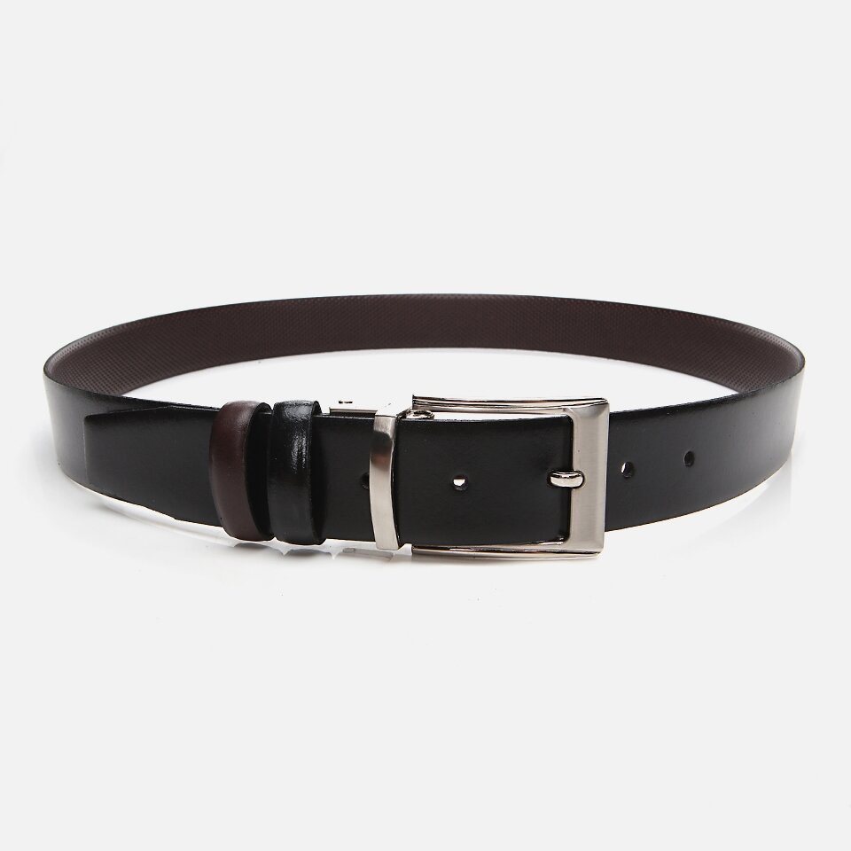 Genuine Leather Black Men's Belt