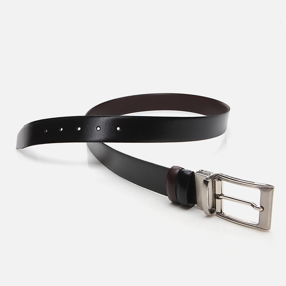 Genuine Leather Black Men's Belt