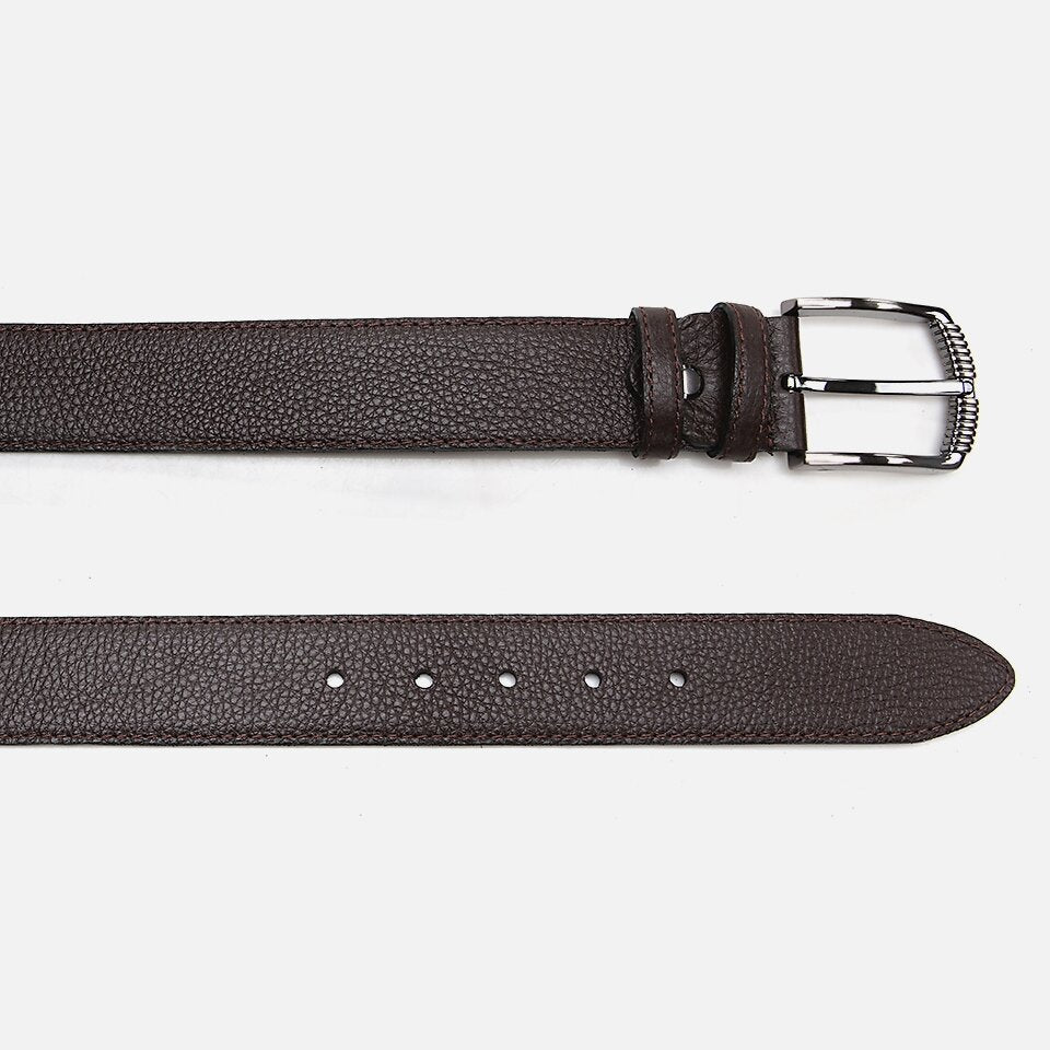 Genuine Leather Brown Men's Belt