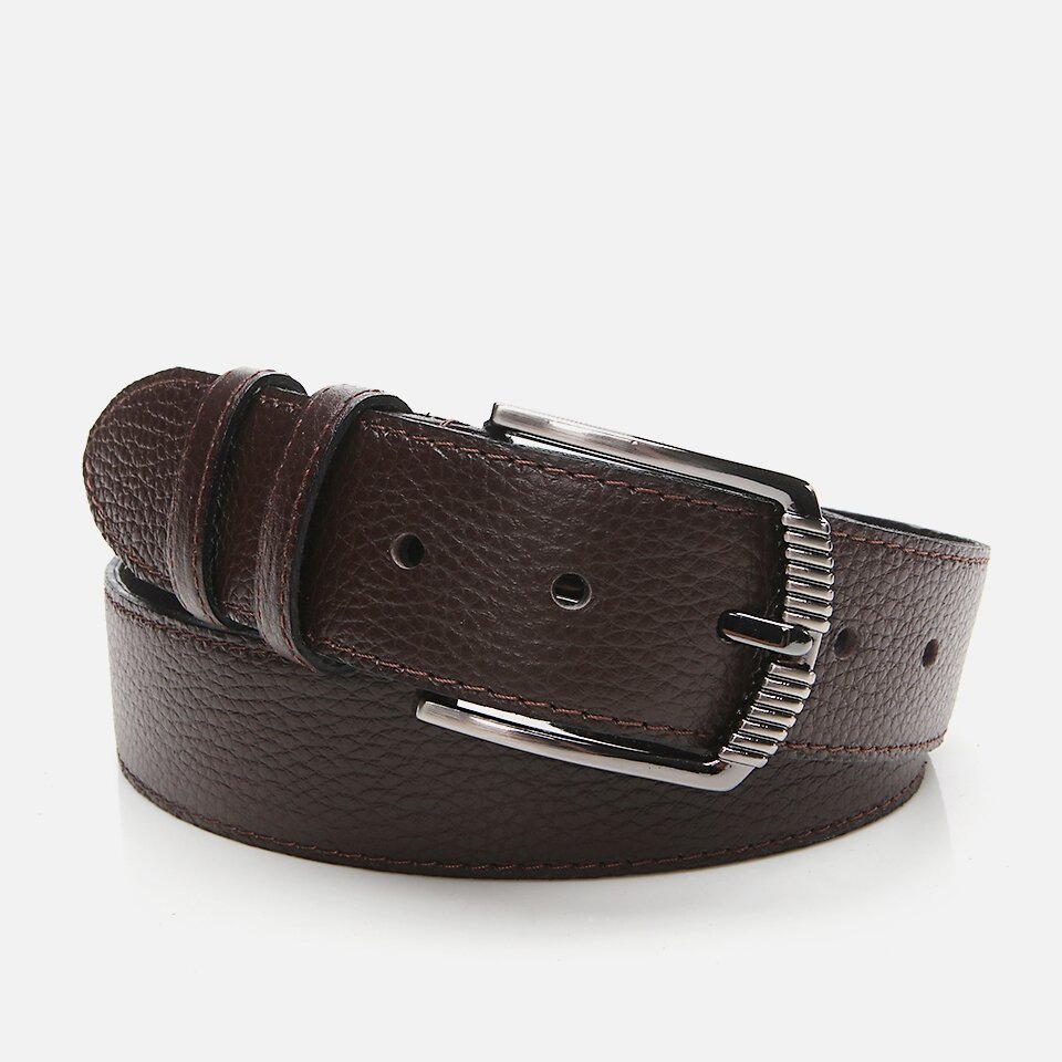 Genuine Leather Brown Men's Belt