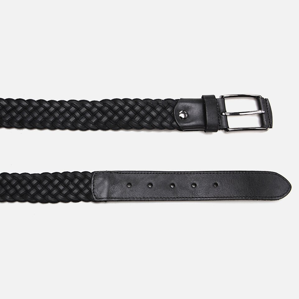Genuine Leather Black Men's Belt