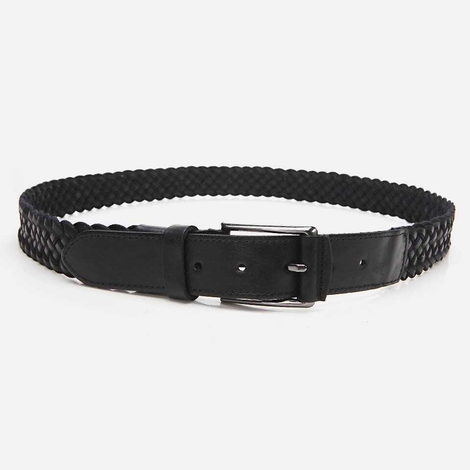 Genuine Leather Black Men's Belt