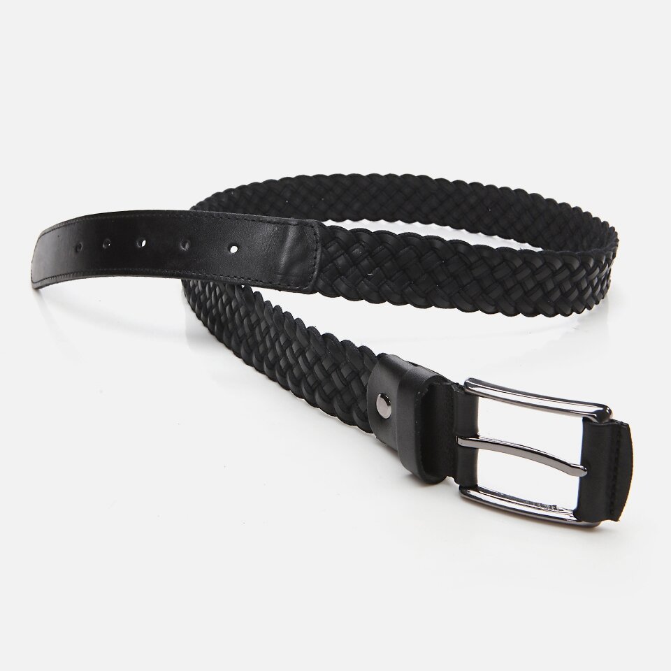 Genuine Leather Black Men's Belt