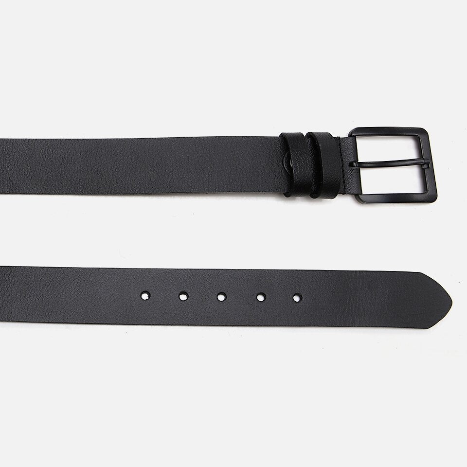 Genuine Leather Black Men's Belt