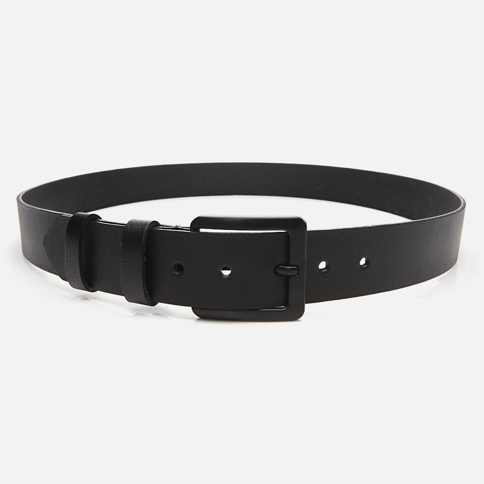 Genuine Leather Black Men's Belt
