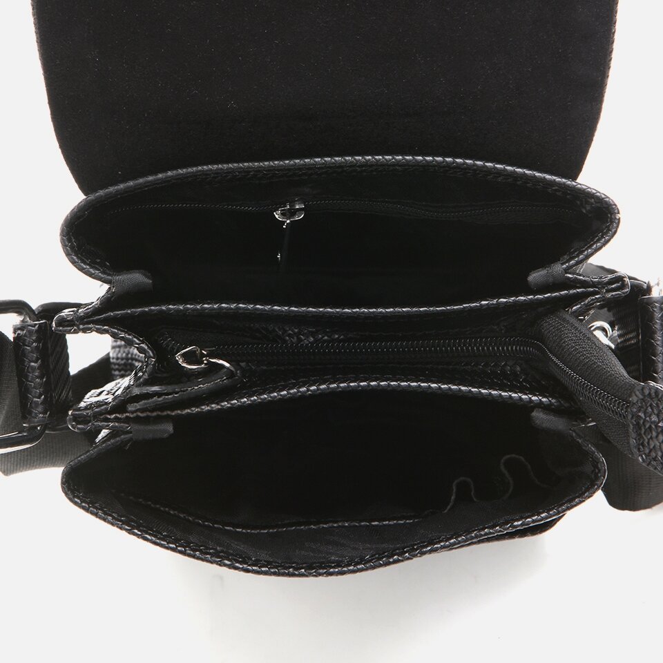 Genuine Leather Black Men's Bag
