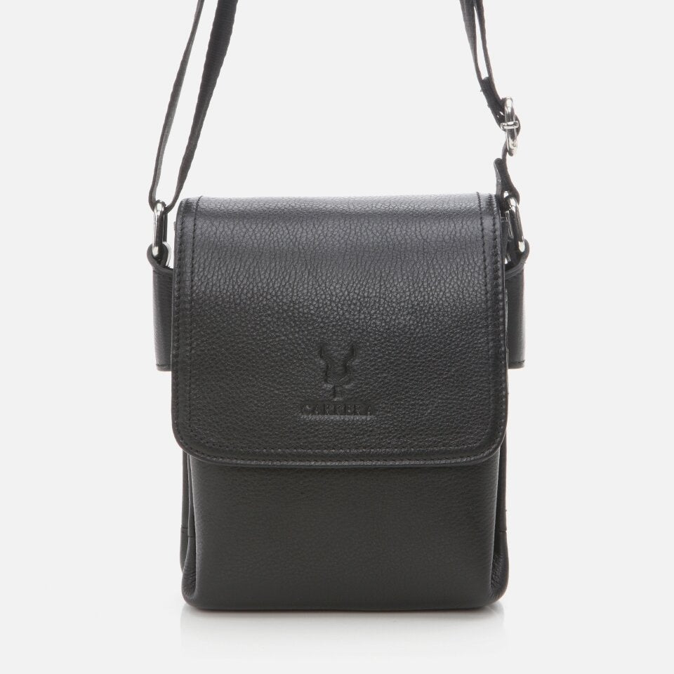 Genuine Leather Black Men's Bag
