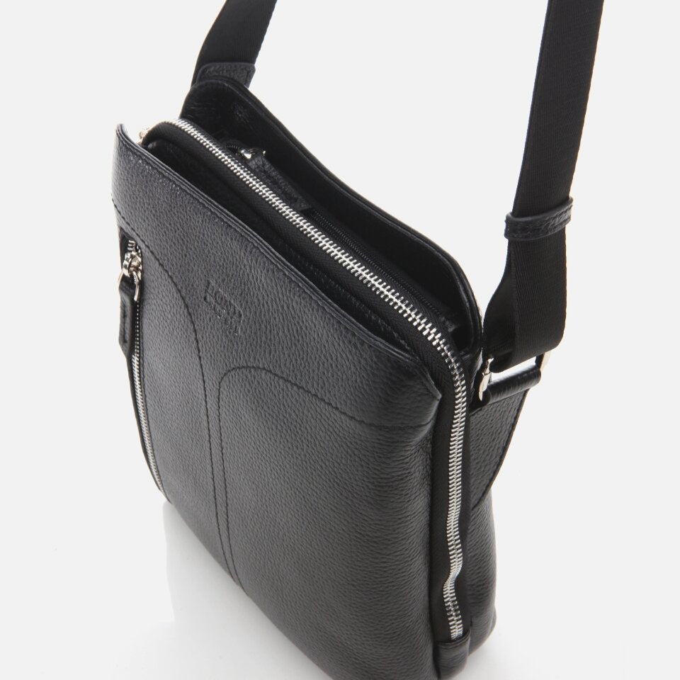 Genuine Leather Black Men's Bag