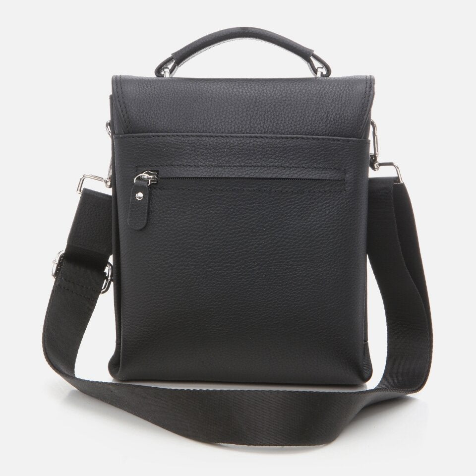 Genuine Leather Black Men's Bag